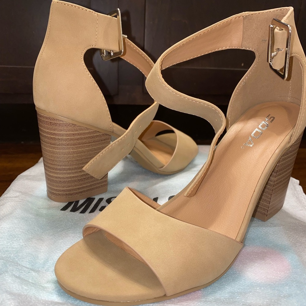 Soda Sandal Heels